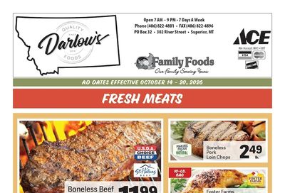 Darlow's Quality Foods Weekly Ad October 14 - 20, 2026