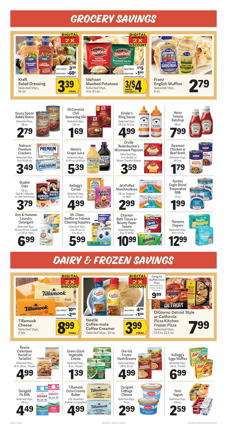 Darlow's Quality Foods Weekly Ad October 14 - 20, 2026