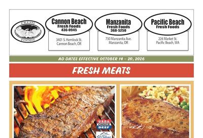 Fresh Foods Manzanita Weekly Ad October 14 - 20, 2026
