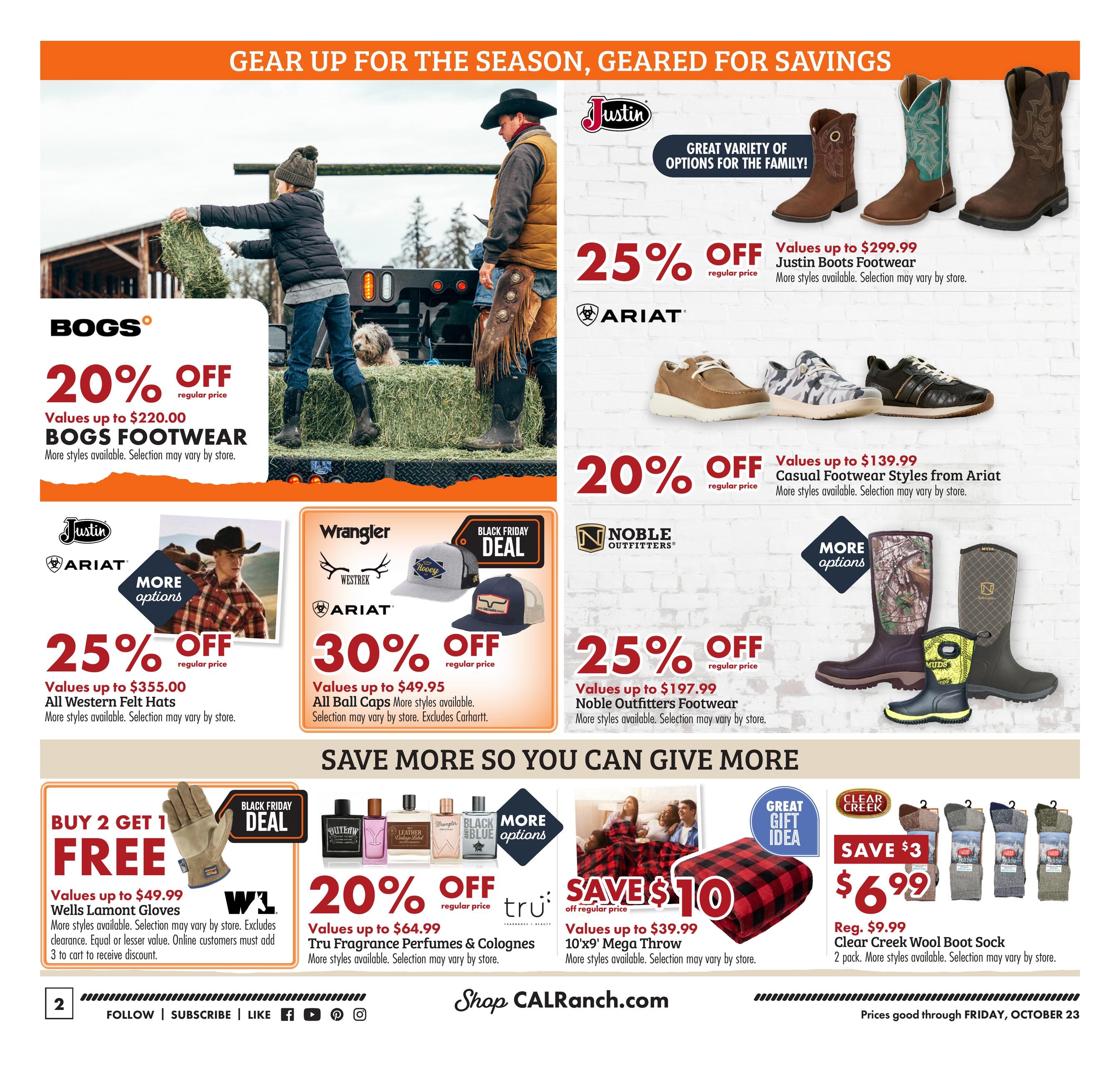 C-A-L Ranch Stores (Avondale Area, AZ) Black Friday Starts Now Weekly Ad October 14 - 23, 2026