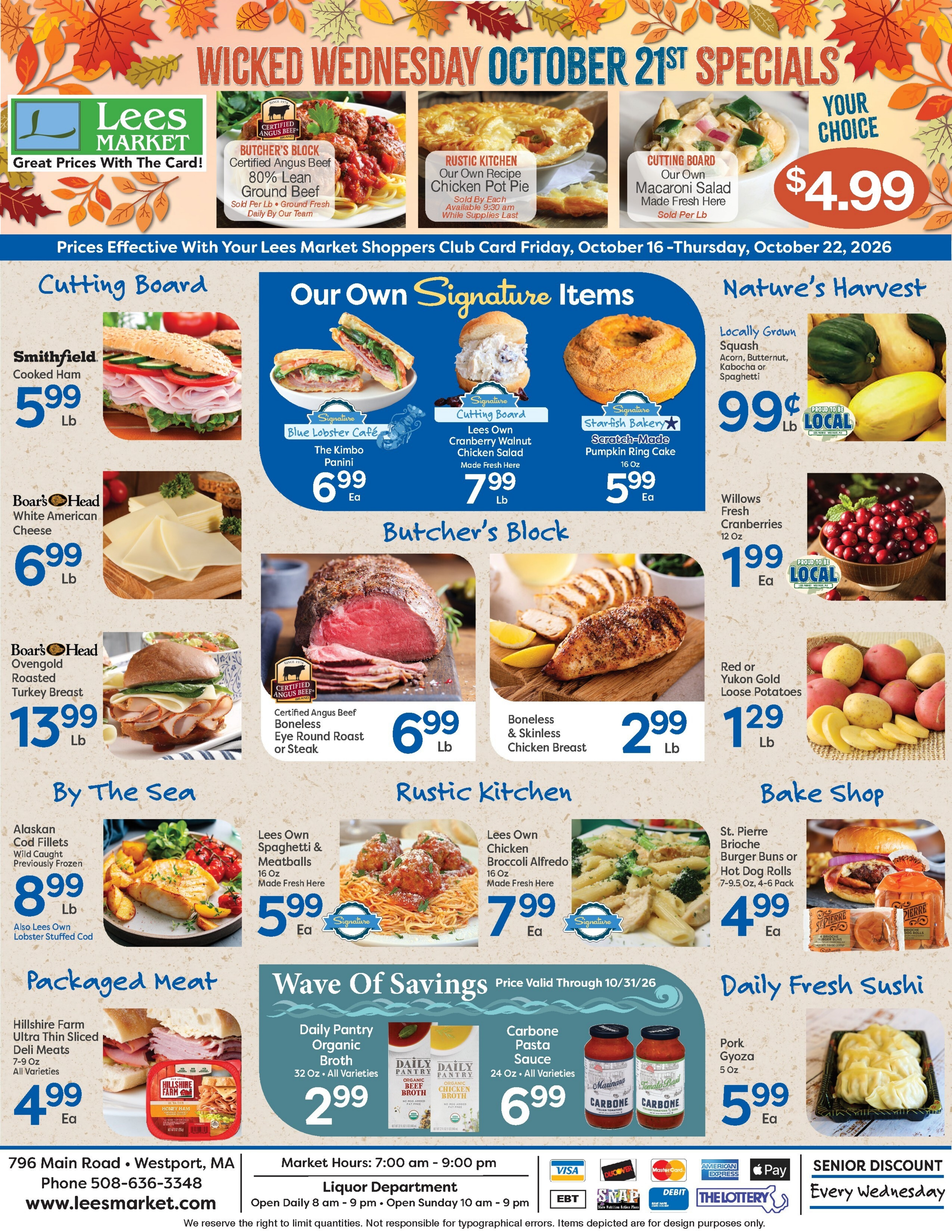 Lee's Market Weekly Ad October 16 - 22, 2026