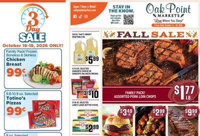 Oak Point Fresh Market Weekly Ad October 14 - 20, 2026