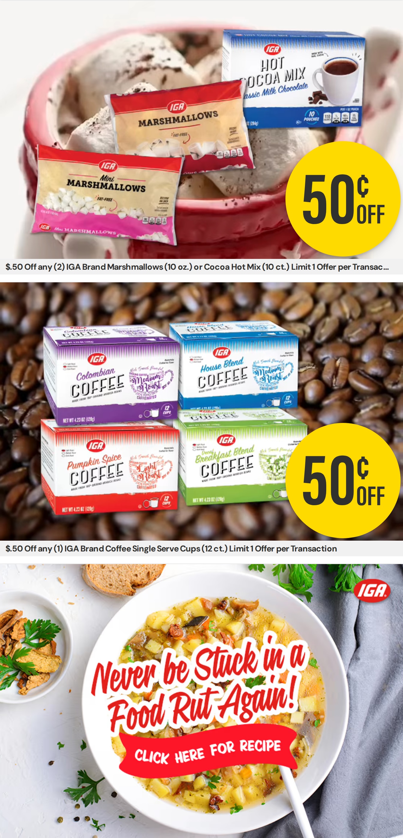 Juneau Foodland IGA Weekly Ad October 7 - 20, 2026