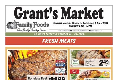 Grant's Family Foods Weekly Ad October 14 - 20, 2026