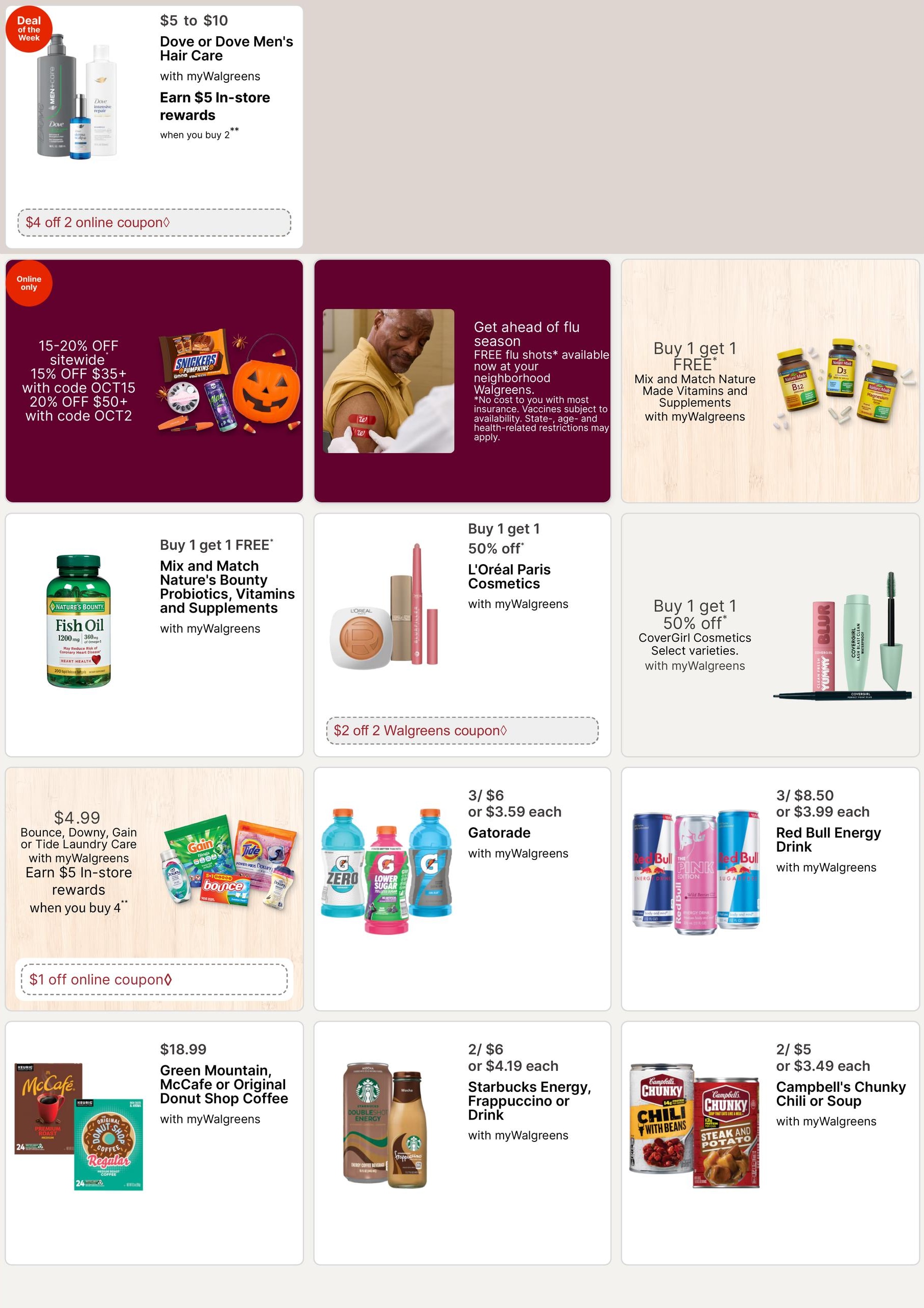 Walgreens (Baton Rouge Area, LA) Weekly Ad October 18 - 24, 2026