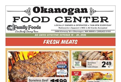 Okanogan Food Center Weekly Ad October 14 - 20, 2026