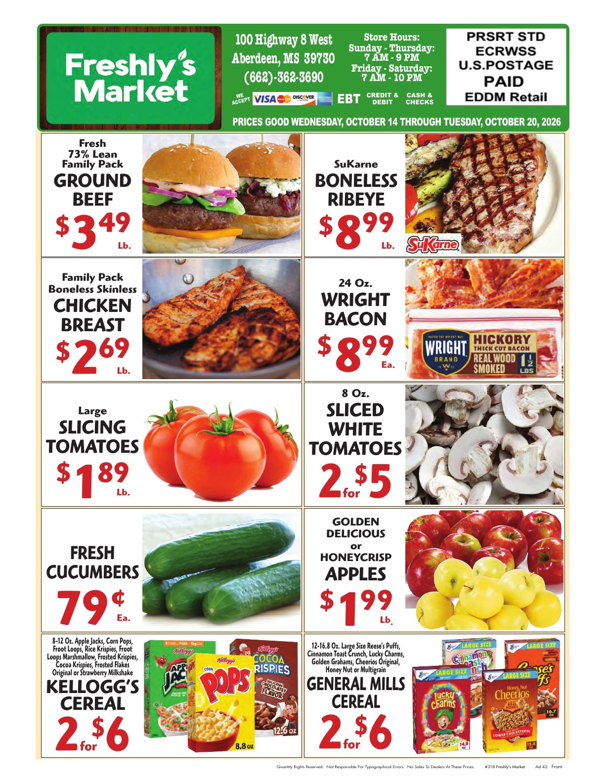 Freshly's Market Weekly Ad October 14 - 20, 2026