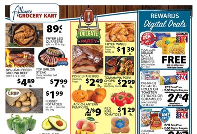 Alliance Grocery Kart Weekly Ad October 14 - 20, 2026