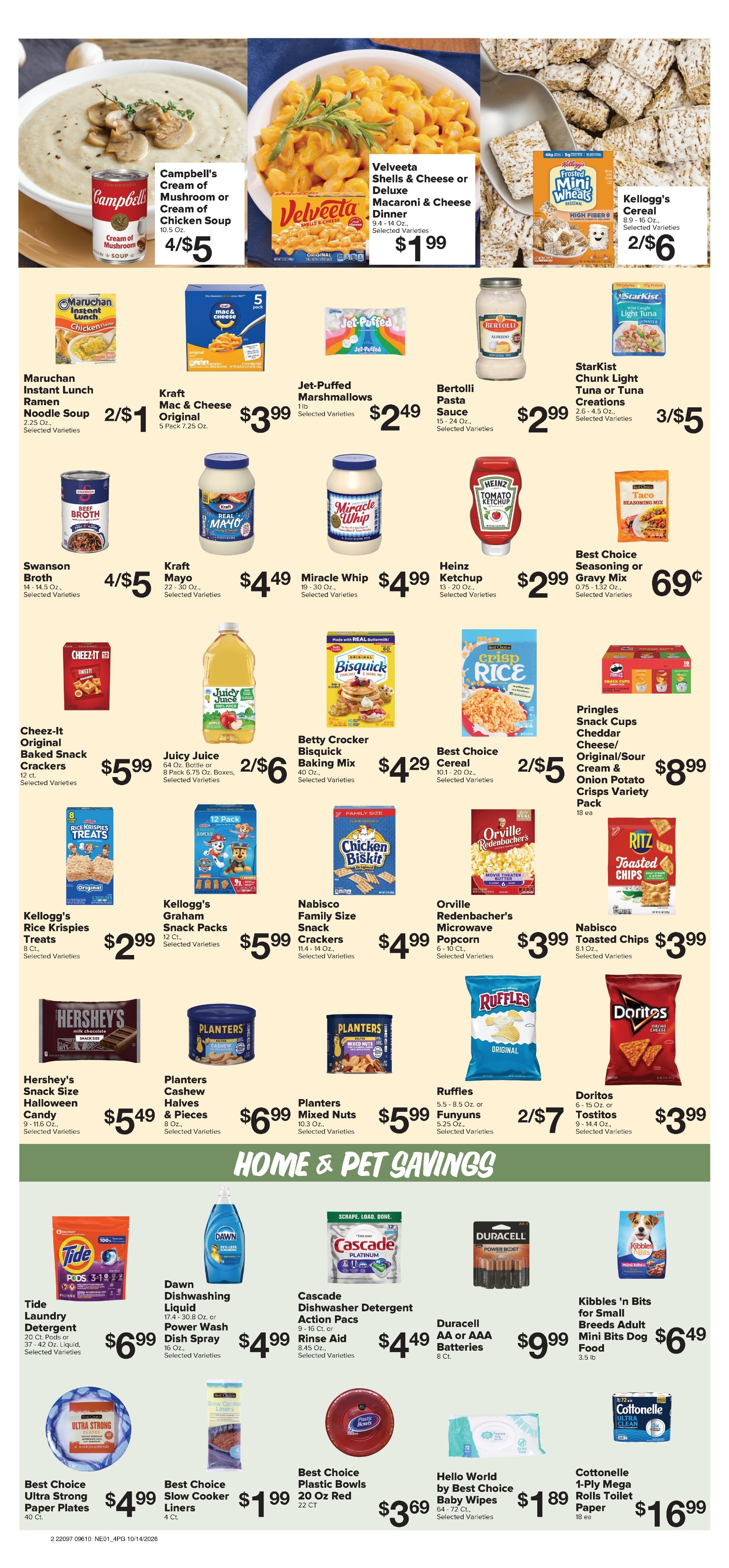 Brown's Grocery Store Weekly Ad October 14 - 20, 2026