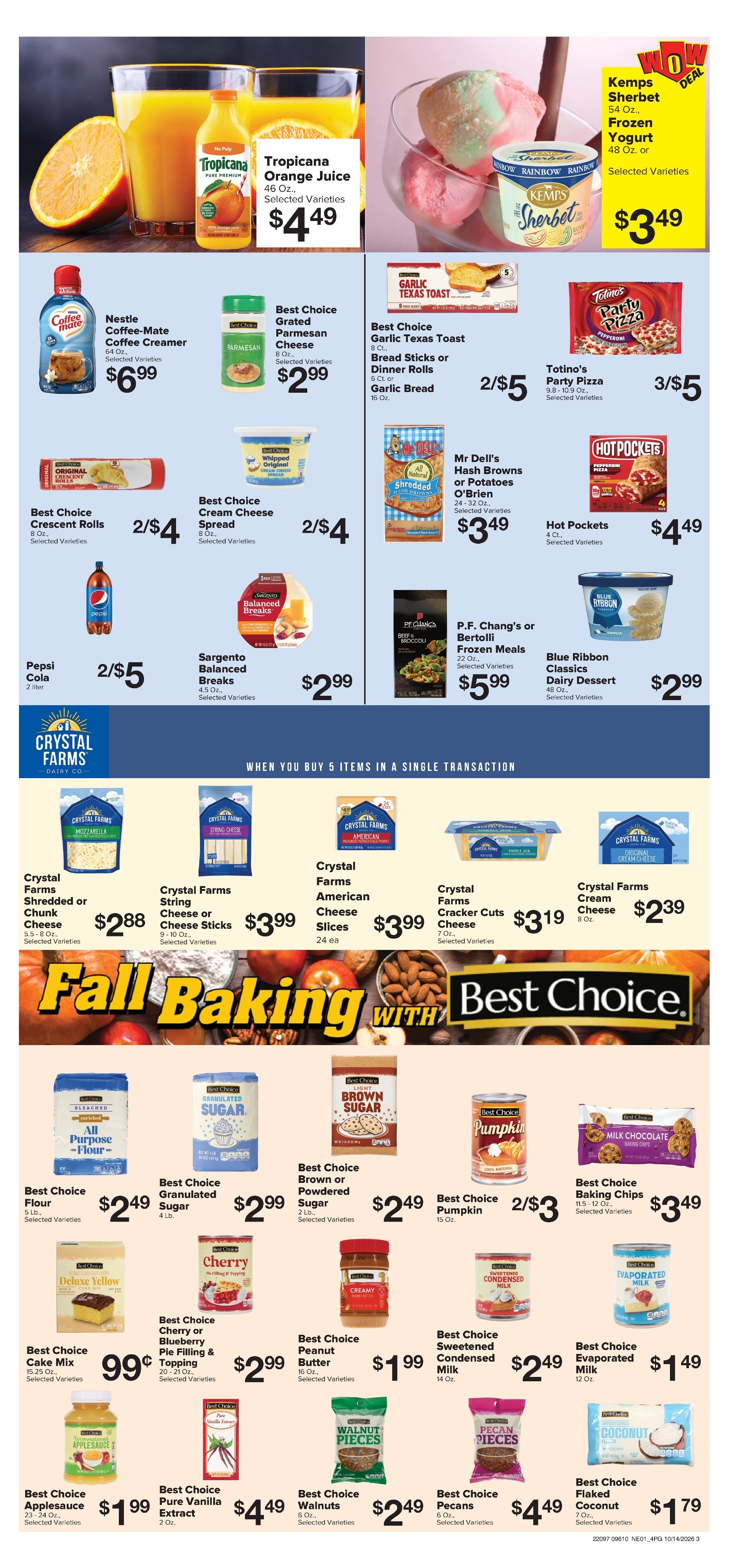 Brown's Grocery Store Weekly Ad October 14 - 20, 2026