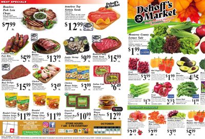 Dehoff's Key Markets (Redwood City Area, CA) Weekly Ad October 14 - 20, 2026