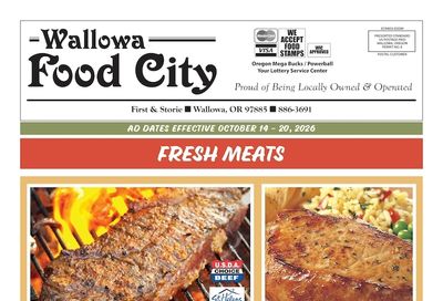 Wallowa Food City Weekly Ad October 14 - 20, 2026