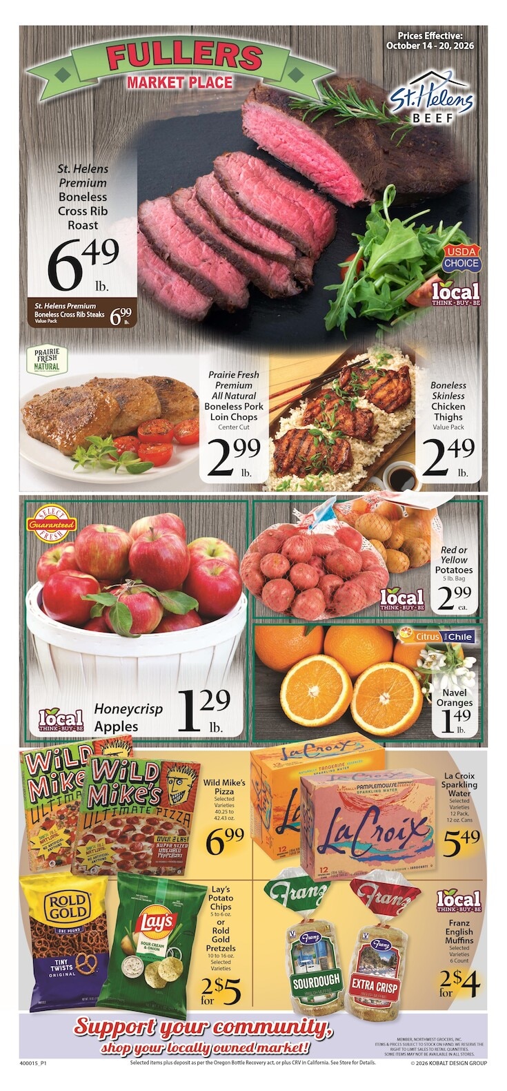 Fuller's Market Weekly Ad October 14 - 20, 2026