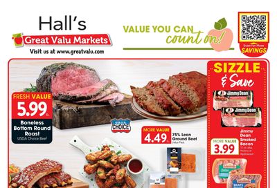 Hall's Great Valu Weekly Ad October 14 - 20, 2026