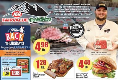 Fairvalue Marketplace Weekly Ad October 14 - 20, 2026