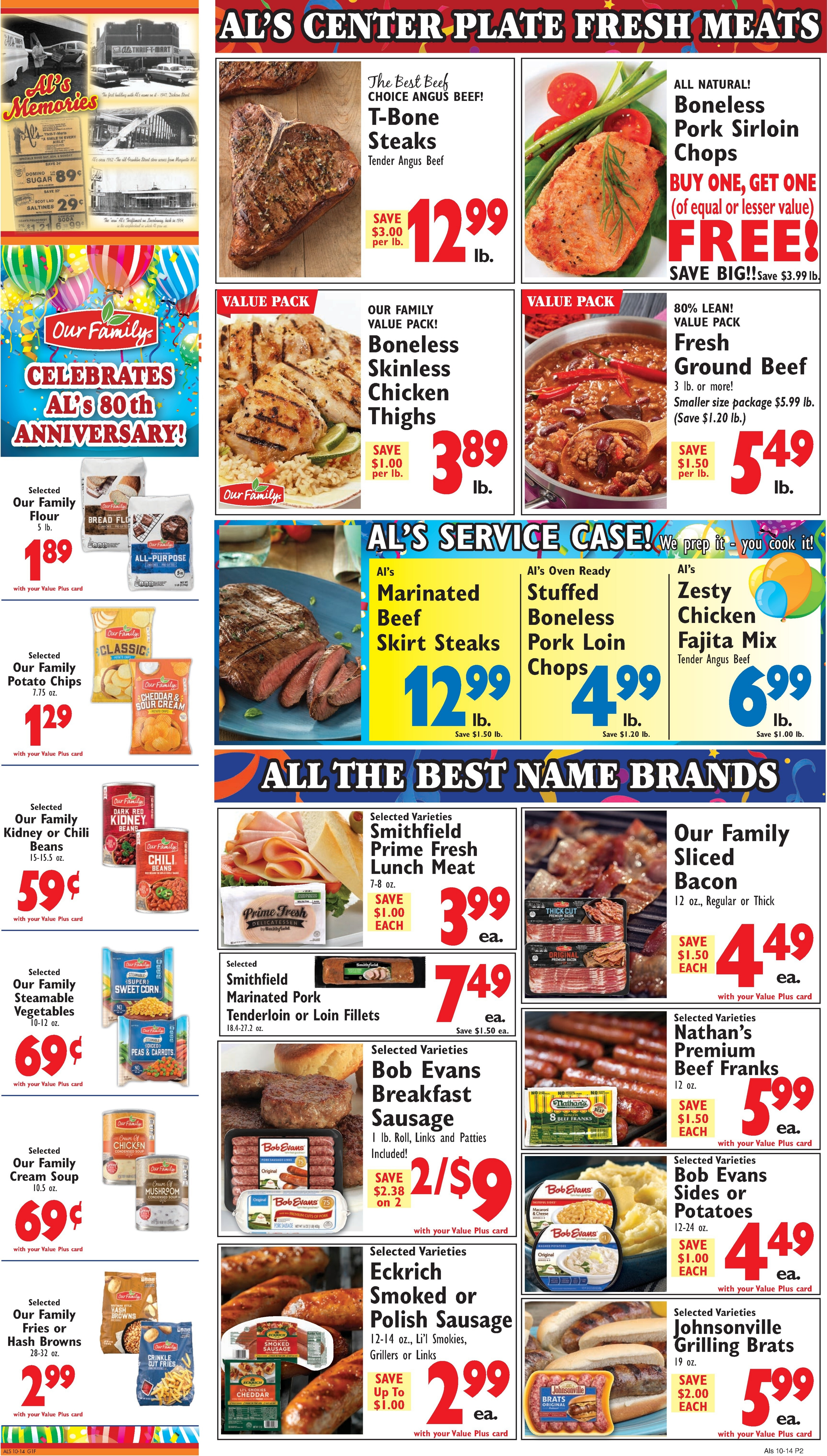 Al's Supermarket (Indiana) Weekly Ad October 14 - 20, 2026