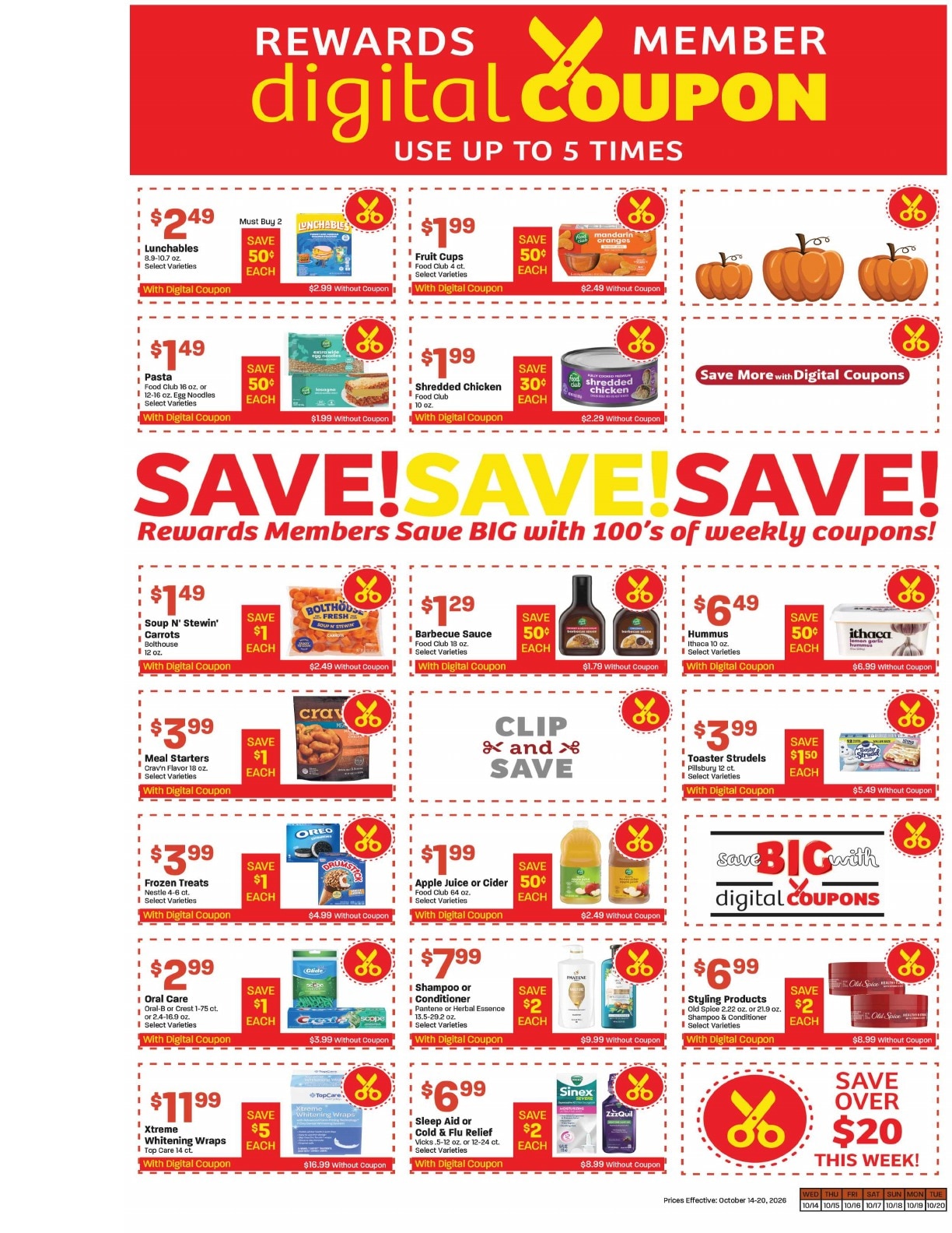 Glazier's Market Weekly Ad October 14 - 20, 2026