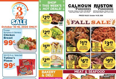 Calhoun Groceries Weekly Ad October 14 - 20, 2026