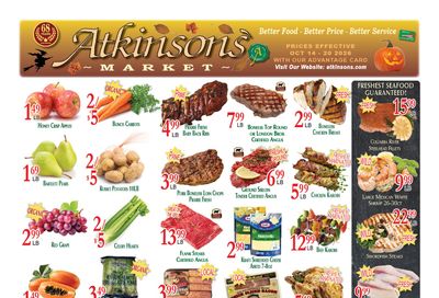 Atkinsons' Market Weekly Ad October 14 - 20, 2026