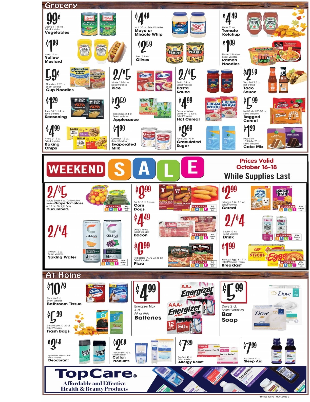Canyon Foods Weekly Ad October 14 - 20, 2026