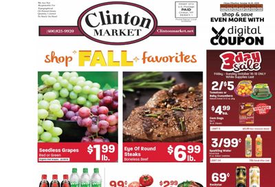 Clinton Market Weekly Ad October 14 - 20, 2026