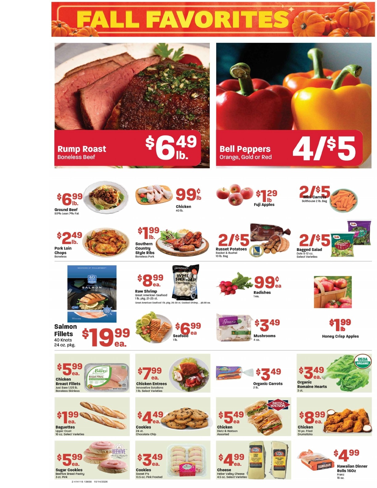 Clinton Market Weekly Ad October 14 - 20, 2026