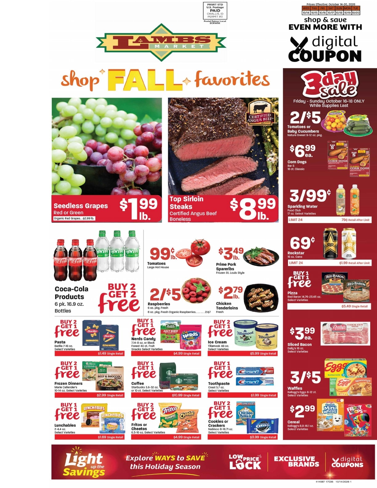 Lamb's Market Weekly Ad October 14 - 20, 2026