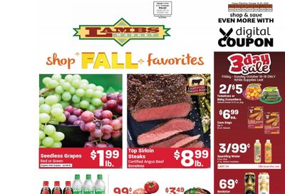 Lamb's Market Weekly Ad October 14 - 20, 2026