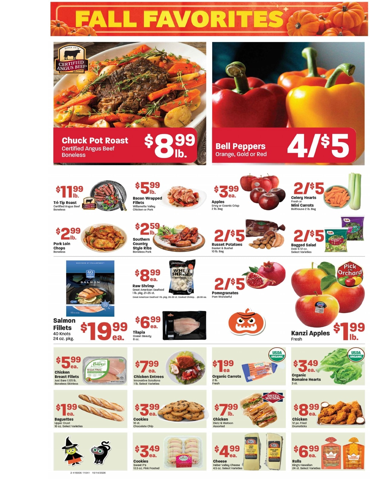 Bee's Marketplace Weekly Ad October 14 - 20, 2026