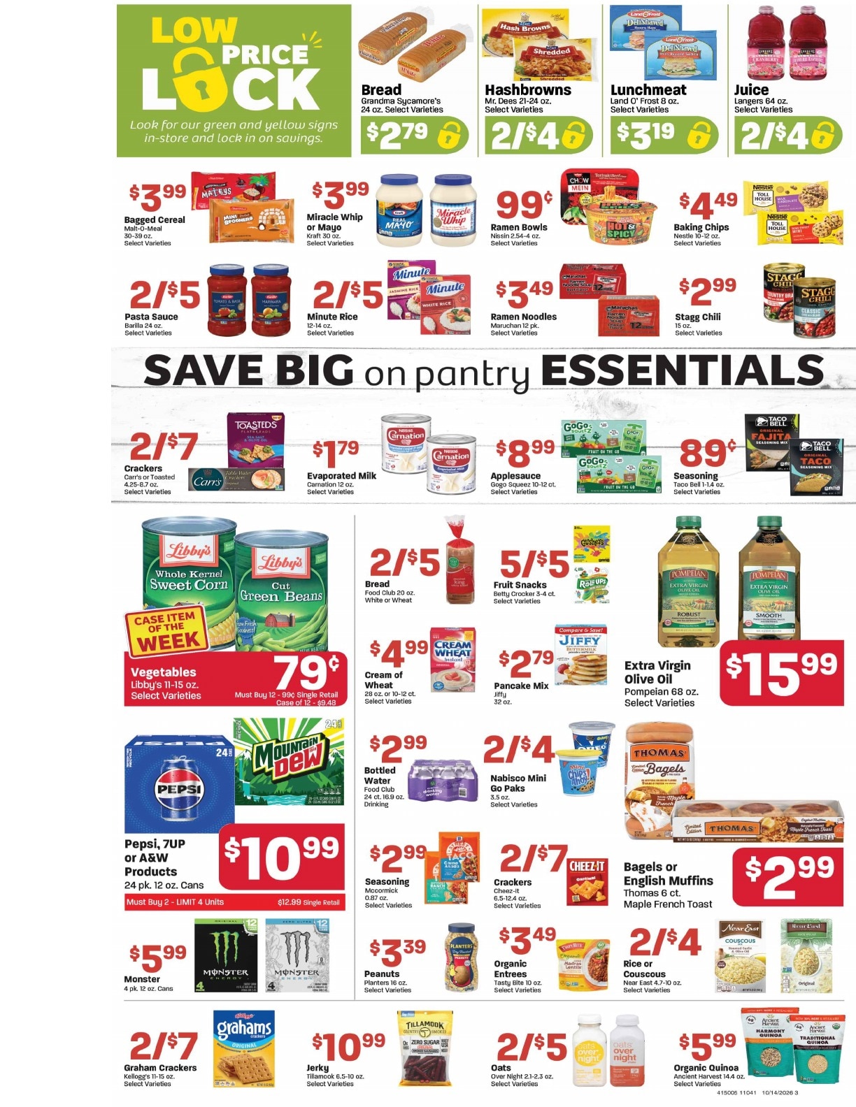 Bee's Marketplace Weekly Ad October 14 - 20, 2026
