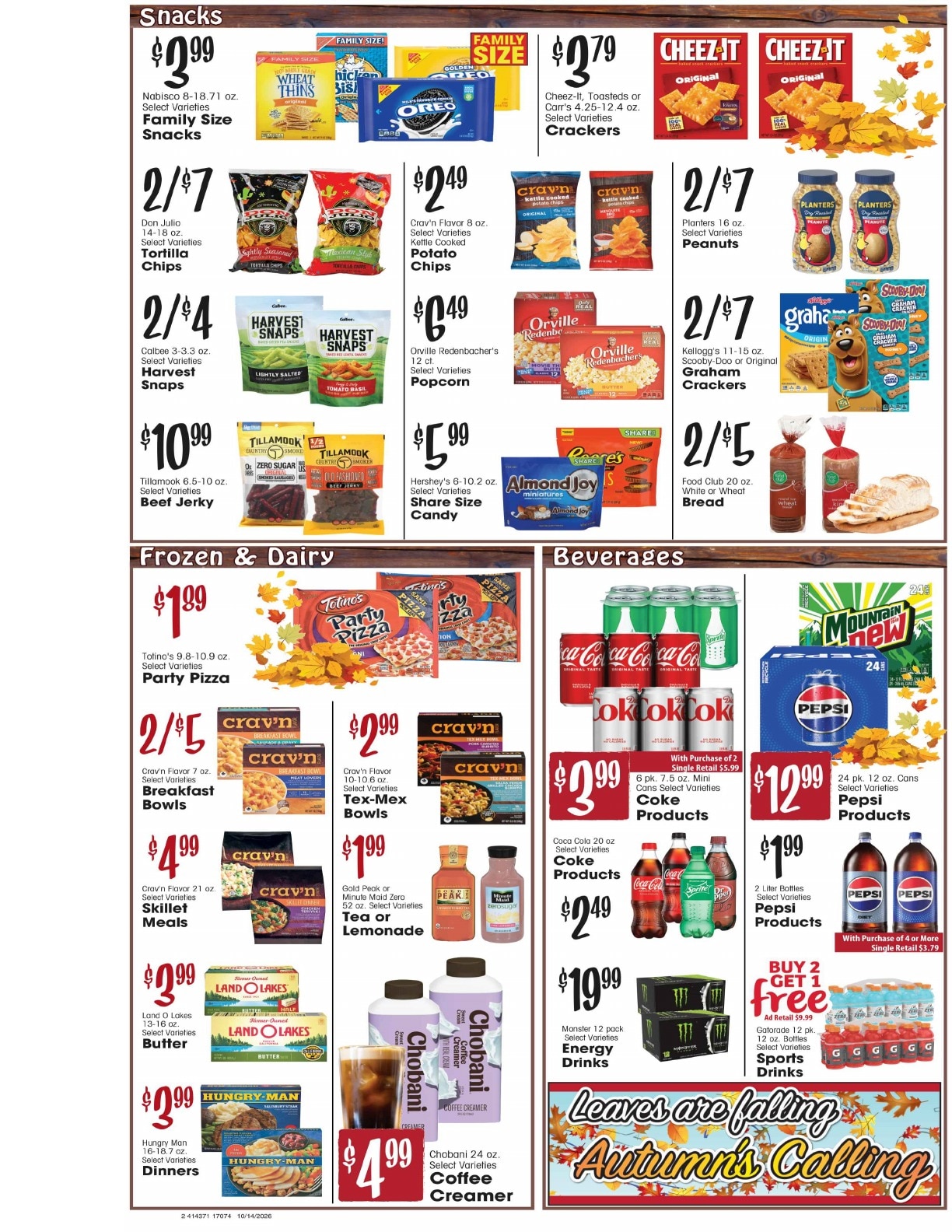 Ken's Food Market Weekly Ad October 14 - 20, 2026