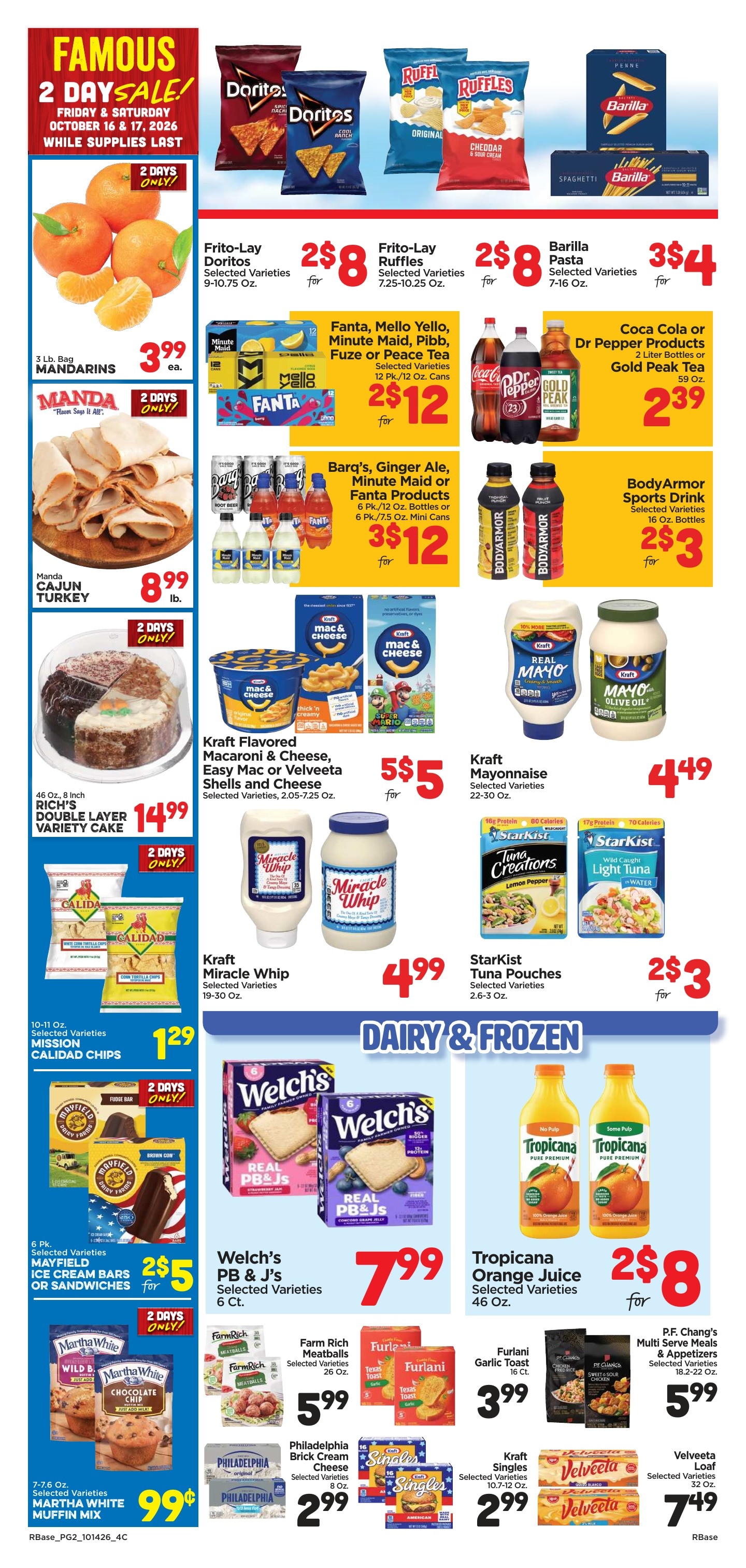 Ramey's (13561 St Stephens Ave, Chatom, AL) Weekly Ad October 14 - 20, 2026