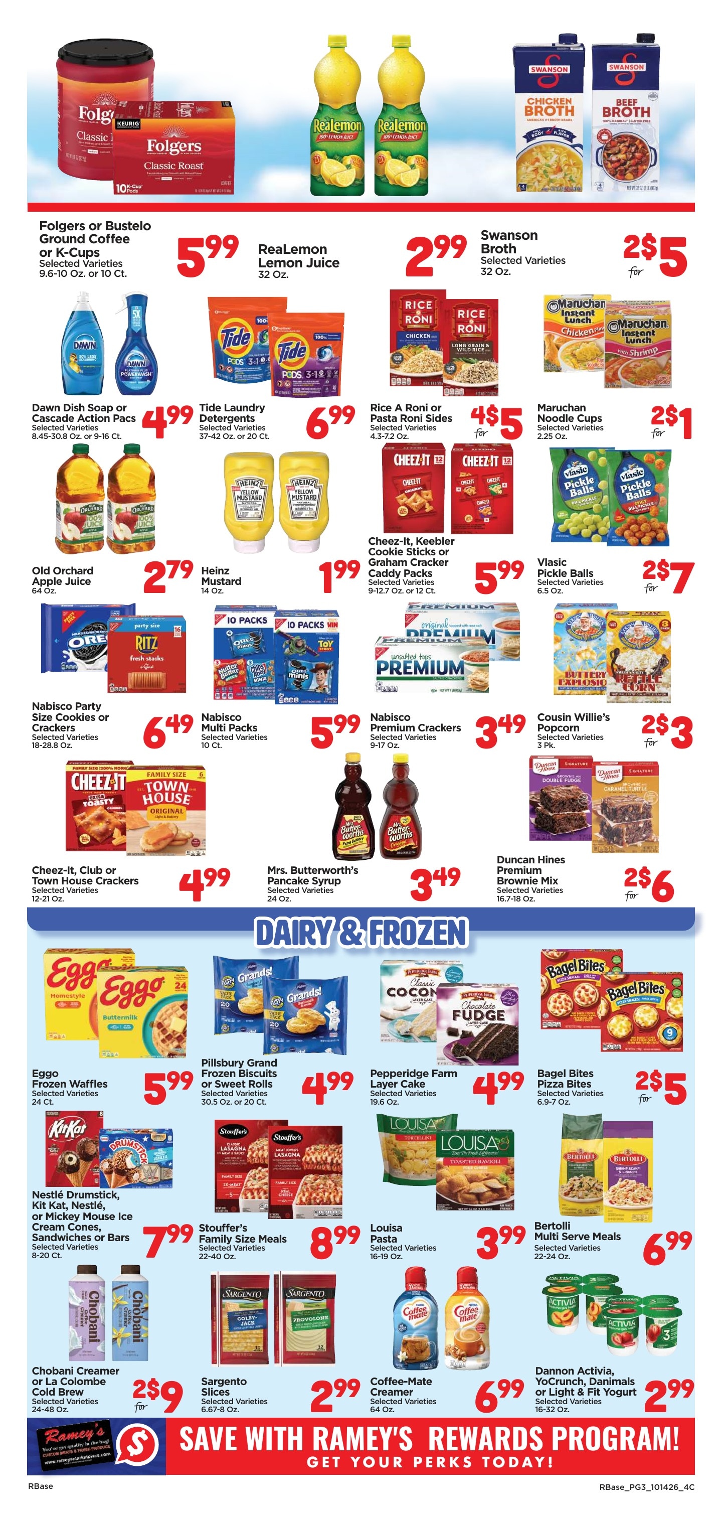 Ramey's (13561 St Stephens Ave, Chatom, AL) Weekly Ad October 14 - 20, 2026