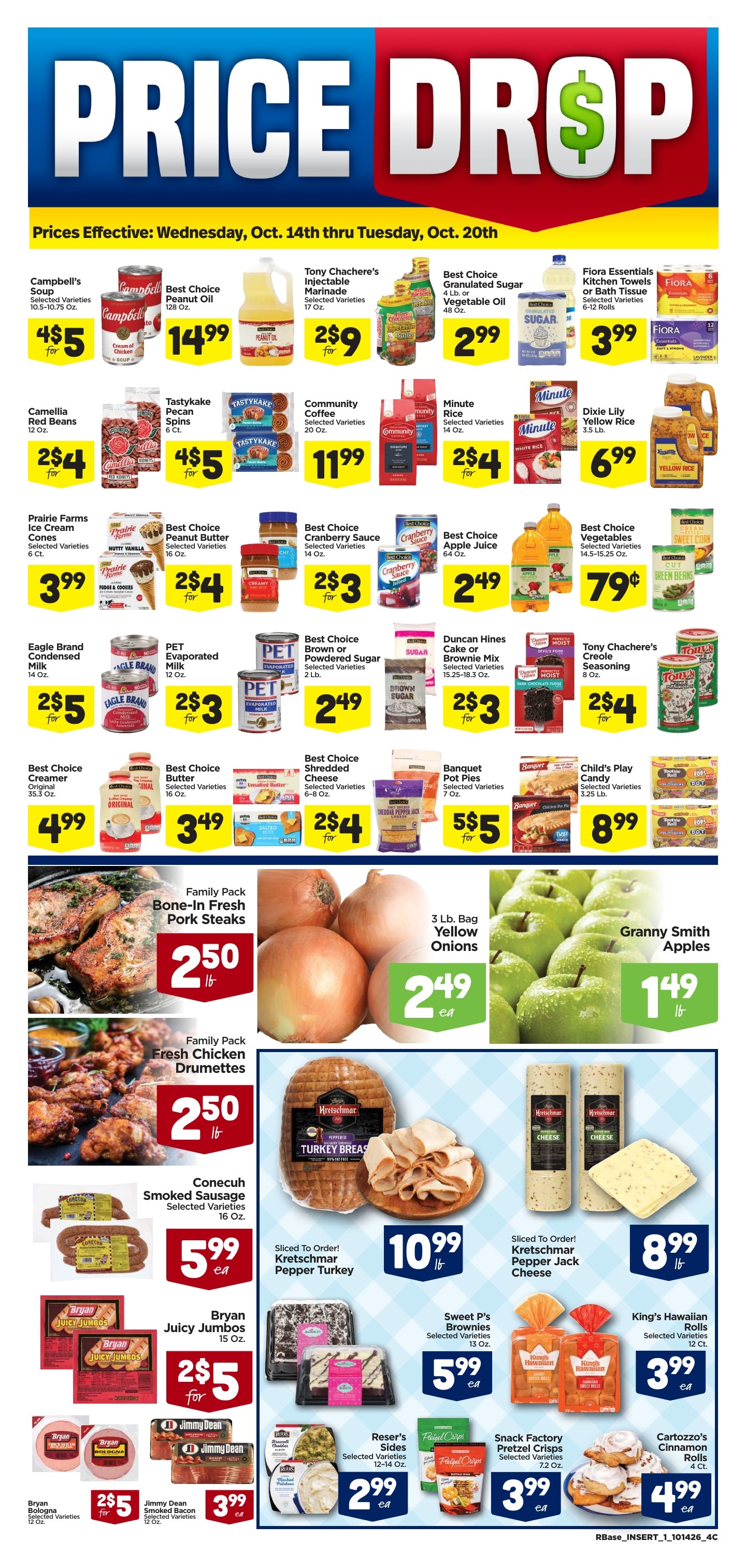 Ramey's (13561 St Stephens Ave, Chatom, AL) Weekly Ad October 14 - 20, 2026