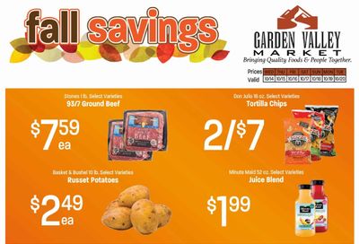 Garden Valley Market Weekly Ad October 14 - 20, 2026