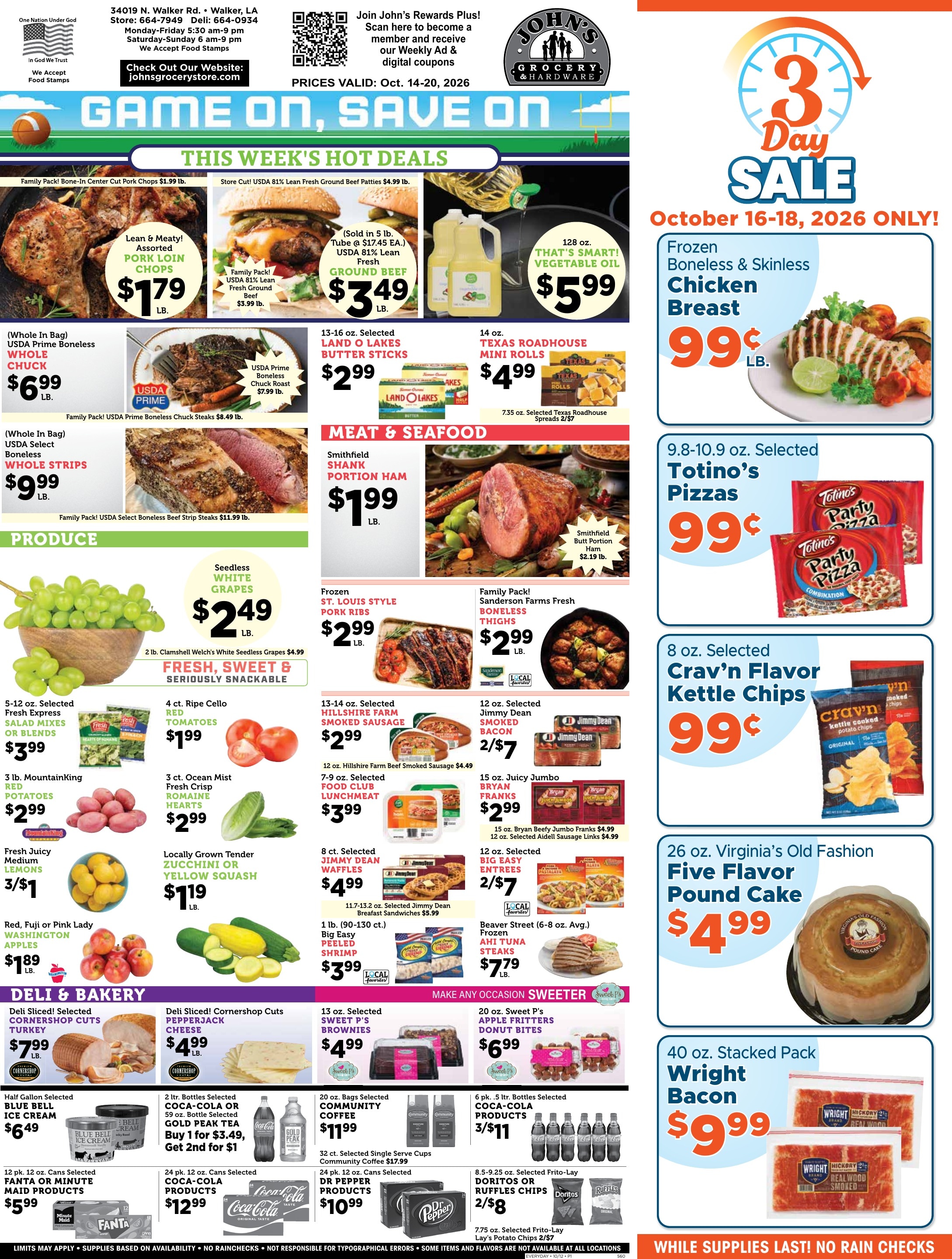 John's Grocery Weekly Ad October 14 - 20, 2026