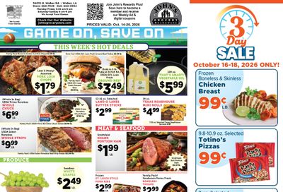 John's Grocery Weekly Ad October 14 - 20, 2026