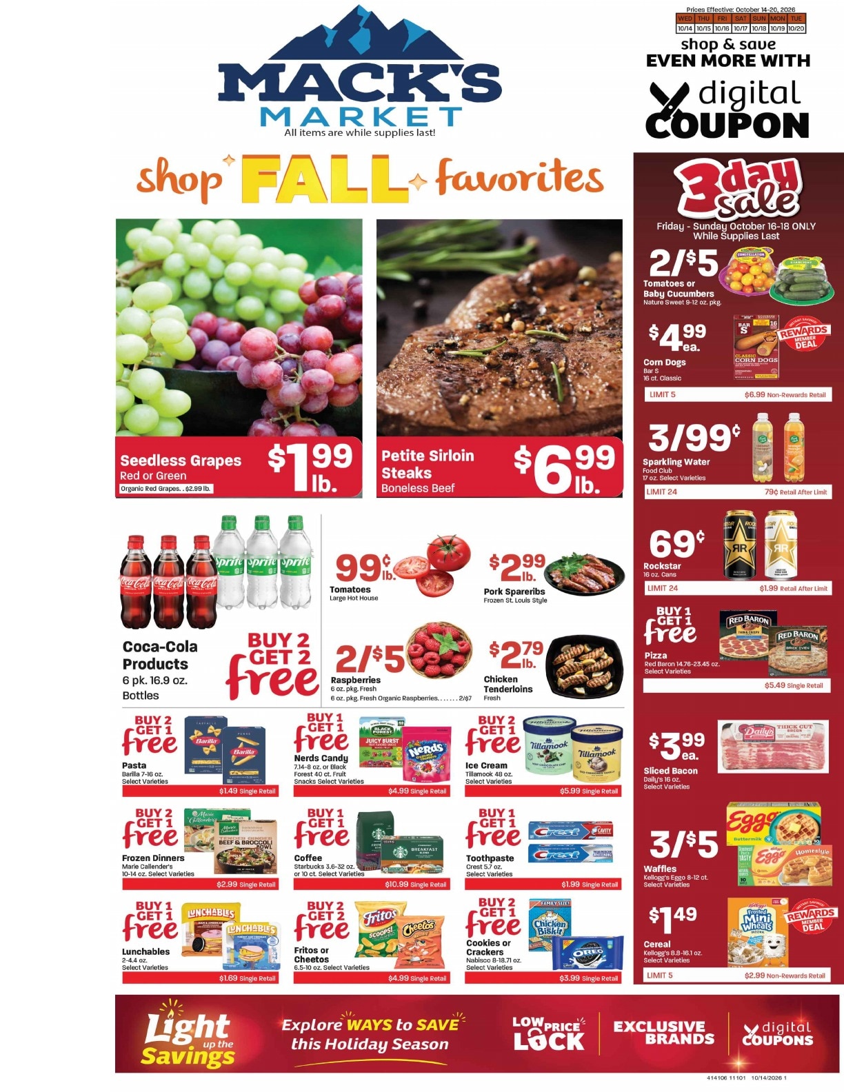 Mack's Market Weekly Ad October 14 - 20, 2026