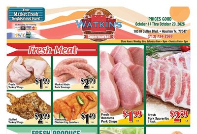 Watkins Supermarket Weekly Ad October 14 - 20, 2026