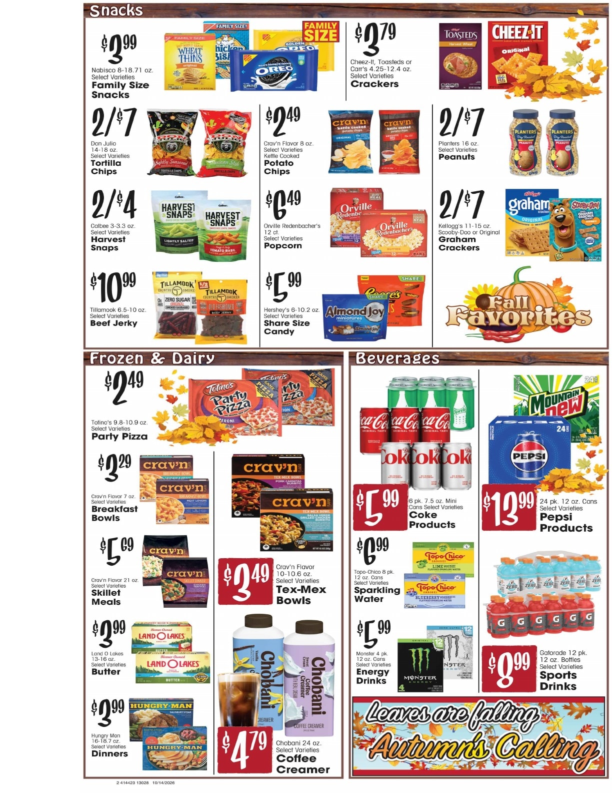 Joe's Food Center Weekly Ad October 14 - 20, 2026