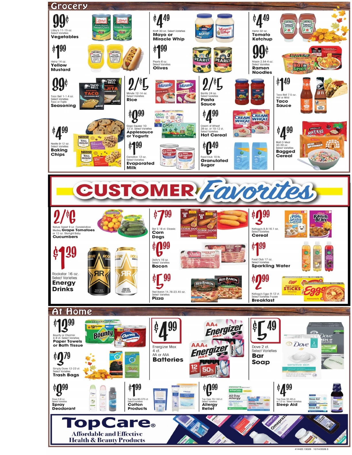 Joe's Food Center Weekly Ad October 14 - 20, 2026