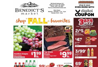 Benedict's Market Weekly Ad October 14 - 20, 2026