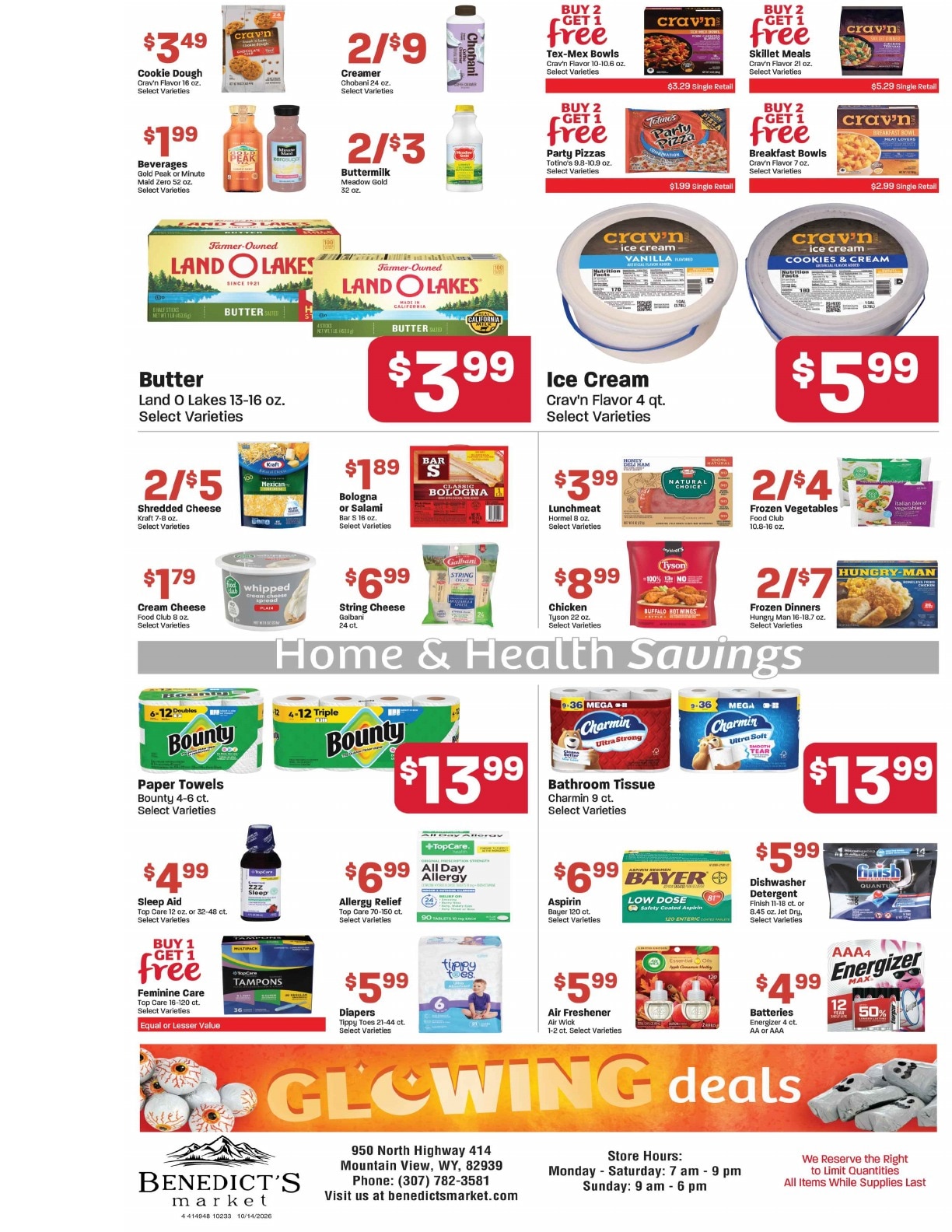 Benedict's Market Weekly Ad October 14 - 20, 2026