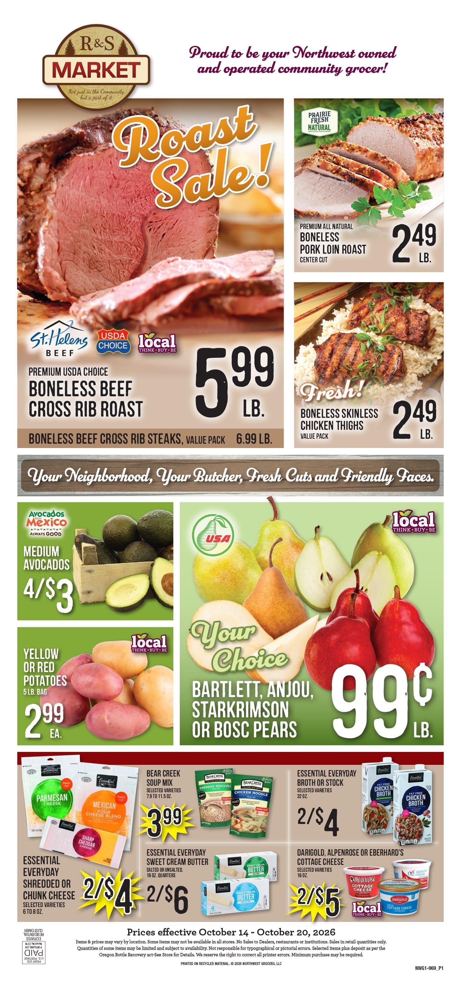 R&S Market Weekly Ad October 14 - 20, 2026