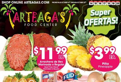 Arteaga's Food Center Weekly Ad October 14 - 20, 2026