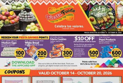 Fiesta Foods SuperMarkets Weekly Ad October 14 - 20, 2026