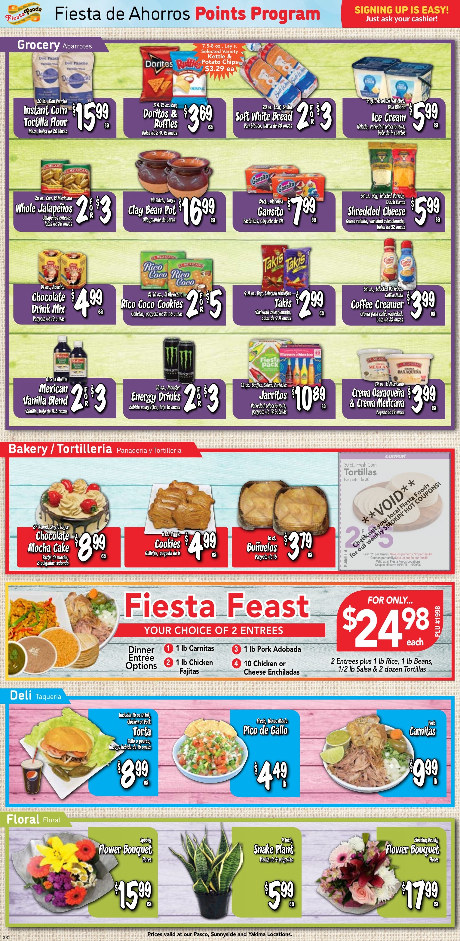 Fiesta Foods SuperMarkets Weekly Ad October 14 - 20, 2026