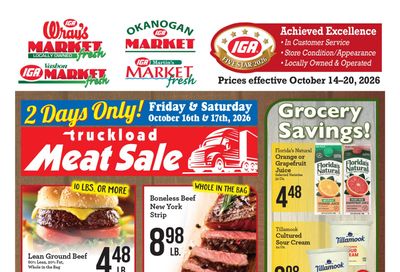 Vashon Market Fresh Weekly Ad October 14 - 20, 2026