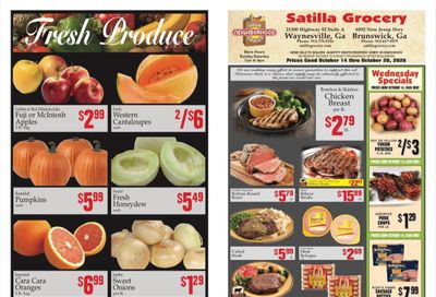 Satilla Grocery Weekly Ad October 14 - 20, 2026