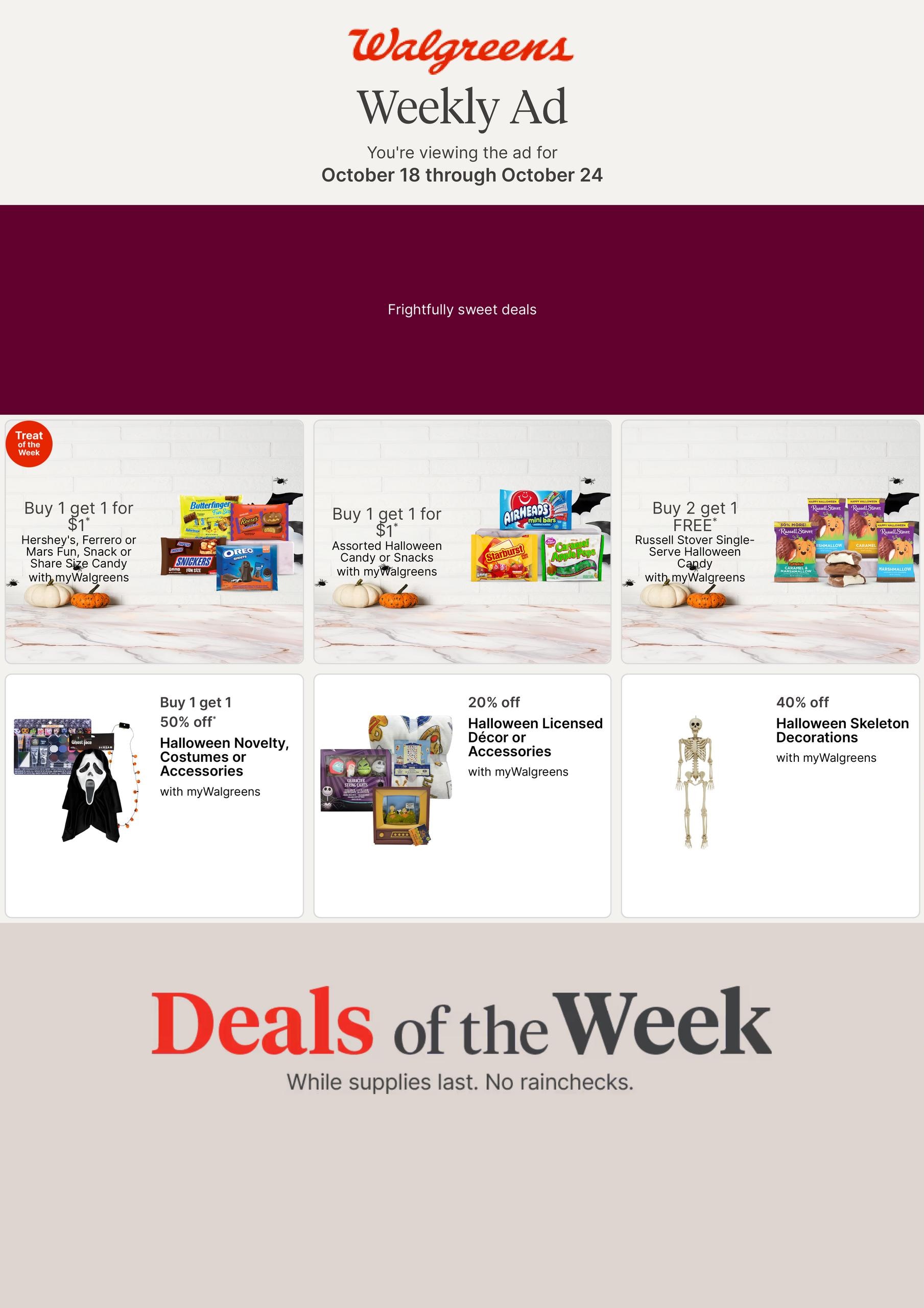 Walgreens (Ewa Beach Area, HI) Weekly Ad October 18 - 24, 2026